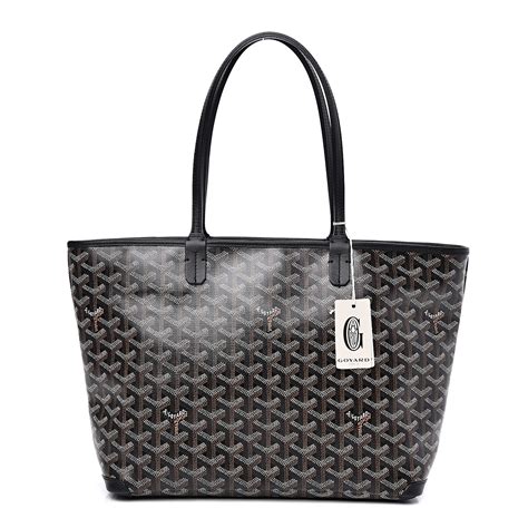 goyard artois pm black|inside goyard tote.